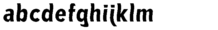 Aukim II Shape Bold Condensed FONT