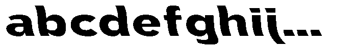 Aukim II Shape Bold Expanded Sl FONT