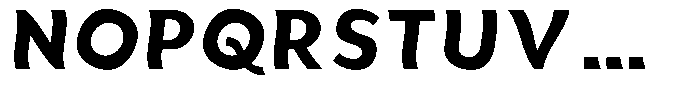 Aukim II Shape Bold Font UPPERCASE