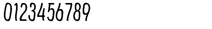 Aukim II Shape Compressed Font OTHER CHARS