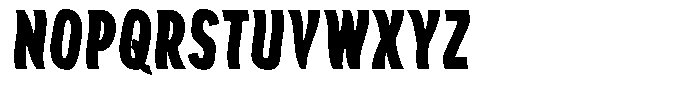 Aukim II Shape Extra Black Compressed Font UPPERCASE