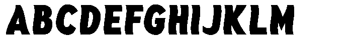 Aukim II Shape Extra Black Condensed Font UPPERCASE