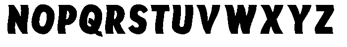 Aukim II Shape Extra Black Condensed Font UPPERCASE