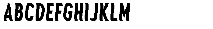 Aukim II Shape Extra Bold Compressed Font UPPERCASE