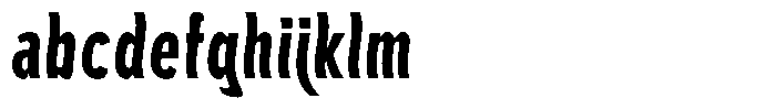 Aukim II Shape Extra Bold Compressed FONT