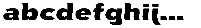 Aukim II Shape Extra Bold Expanded FONT