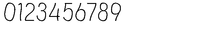Aukim II Shape Extra Light Condensed Font OTHER CHARS