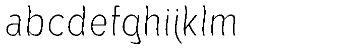 Aukim II Shape Extra Light Condensed FONT