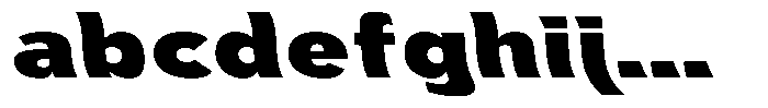 Aukim II Shape Heavy Expanded Sl FONT