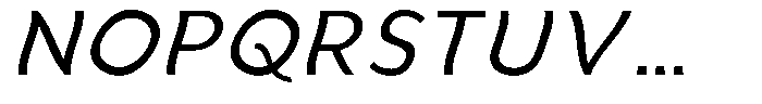 Aukim II Shape Italic Font UPPERCASE
