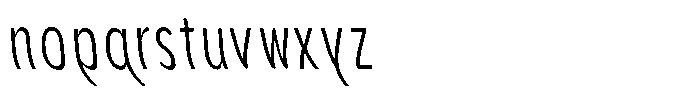 Aukim II Shape Light Comp Sl Font LOWERCASE