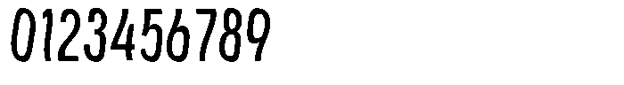 Aukim II Shape Medium Compressed Font OTHER CHARS