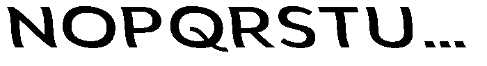 Aukim II Shape Medium Exp Sl Font UPPERCASE