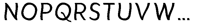 Aukim II Shape Narrow Font UPPERCASE