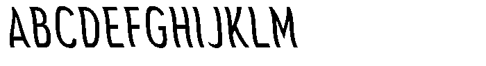 Aukim II Shape News Comp Sl Font UPPERCASE