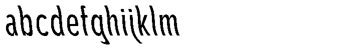 Aukim II Shape News Comp Sl FONT