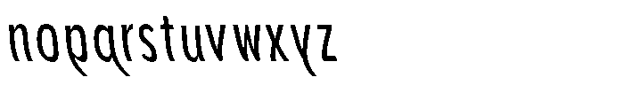 Aukim II Shape News Comp Sl Font LOWERCASE
