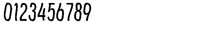Aukim II Shape News Compressed Font OTHER CHARS