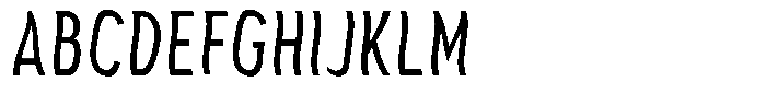 Aukim II Shape News Compressed Font UPPERCASE