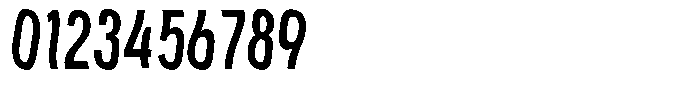 Aukim II Shape Semi Bold Compressed Font OTHER CHARS