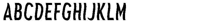 Aukim II Shape Semi Bold Compressed Font UPPERCASE
