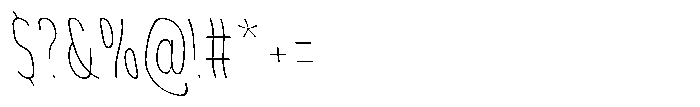 Aukim II Shape Thin Comp Sl Font OTHER CHARS
