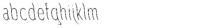 Aukim II Shape Thin Comp Sl FONT