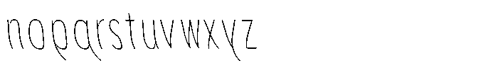 Aukim II Shape Thin Comp Sl Font LOWERCASE