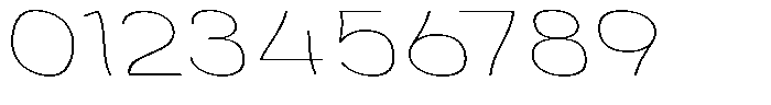 Aukim II Shape Thin Expanded Sl Font OTHER CHARS
