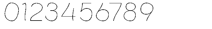 Aukim II Shape Thin Font OTHER CHARS