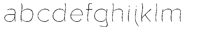 Aukim II Shape Thin FONT