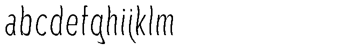Aukim II Shape Ultra Light Compressed FONT