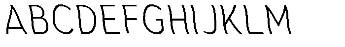 Aukim II Shape Ultra Light Condensed Sl Font UPPERCASE