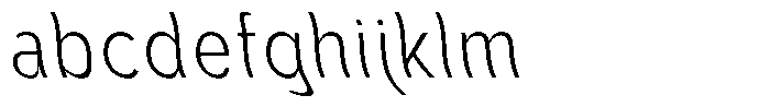 Aukim II Shape Ultra Light Condensed Sl FONT