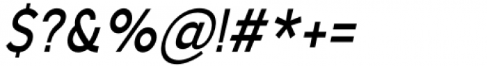 Aukim Medium Condensed Italic Font OTHER CHARS