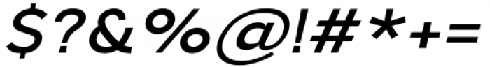 Aukim Medium Expanded Italic Font OTHER CHARS