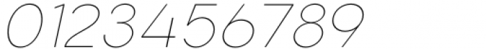 Aukim Thin Italic Font OTHER CHARS