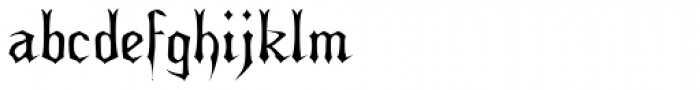 Auldroon Eld Font LOWERCASE