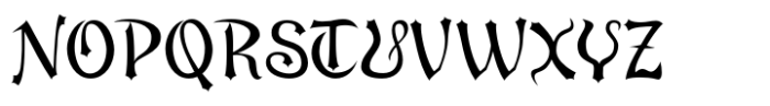 Auldroon Regular Font UPPERCASE