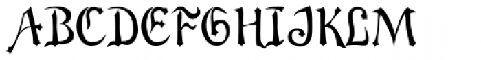 Auldroon Font UPPERCASE
