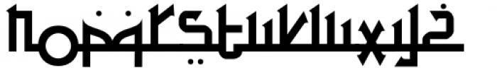 Aulian Regular Font LOWERCASE