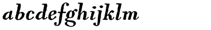 Aunt Mildred Bold Italic OSF Font LOWERCASE