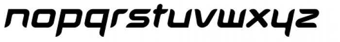 Aura Oblique Font LOWERCASE