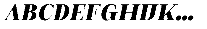 Auralic Black Condensed Italic Font UPPERCASE