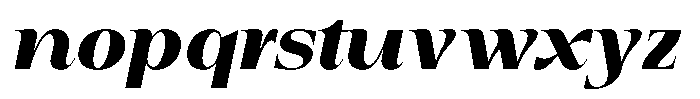 Auralic Black Condensed Italic Font LOWERCASE