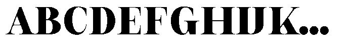 Auralic Black Condensed Font UPPERCASE