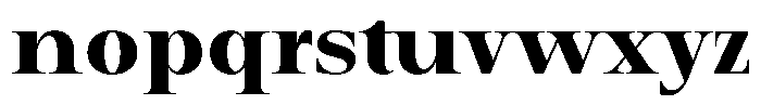 Auralic Black Condensed Font LOWERCASE