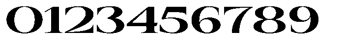 Auralic Black Expanded Font OTHER CHARS