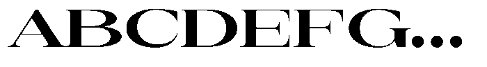 Auralic Black Expanded Font UPPERCASE