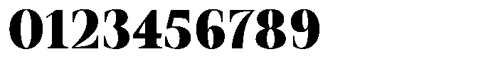 Auralic Black High Condensed Font OTHER CHARS
